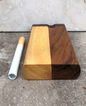 4" Swivel Top Wood Dugout with One Hitter, Pop Top Container & Smell Proof Bag