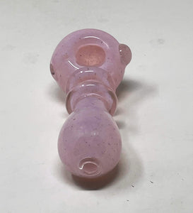 Pretty in Pink Thick Glass 4.5" Hand Spoon Pipe Bowl