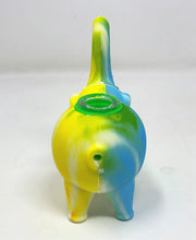 Silicone Elephant Hand Spoon Pipe Multi Colors Design Glass Bowl