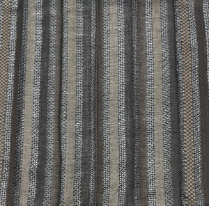Brown with Silver Stripes Thin & Lightweight Fashion Scarf