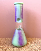 8" Glass Beaker Bong Dome Perc Ice Catchers Slide in stem with Bowl