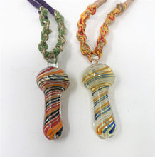 Natural Hemp Necklace with Functional 3" Glass Hand Pipe (2 Pack)