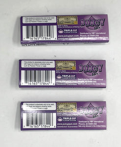Grape JUICY JAY'S 1 1/4 Cigarette Rolling Papers (3 Packs)
