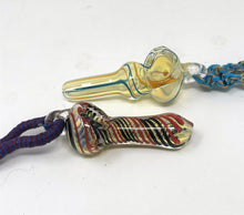 Natural Hemp Necklace with Functional 3" Glass Hand Pipe (2 Pack)