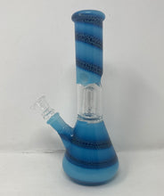 8" Glass Beaker Bong Dome Perc Ice Catchers Slide in stem with Bowl