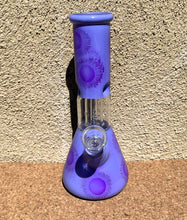 8" Glass Beaker Bong Dome Perc Ice Catchers Slide in stem with Bowl