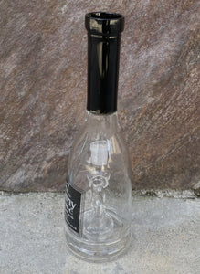 Collectible 7.5 Thick Glass Bong with Percolator Bottle Shaped w/Quartz Banger