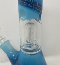 8" Glass Beaker Bong Dome Perc Ice Catchers Slide in stem with Bowl