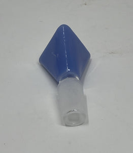 14MM Male Thick Transparent Lavender Glass Triangle Bowl