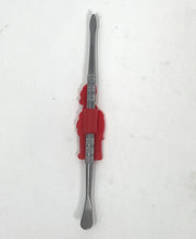 Wax Dab Tool Carving Stainless Steel Spoon 4.75" (Silver) w/Homer Design