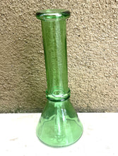 Thick Transparent Green Glass 8" Beaker Bong with Bowl