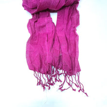 Pretty in Pink with Shimmering Stripes Thin & Lightweight Fashion Scarf