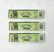 ZIG-ZAG Organic Vegan Hemp Rolling Papers - King Size Slim (3 Pack)