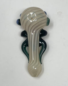 Collectible Unique Handmade 6" Thick Glass Hand Pipe