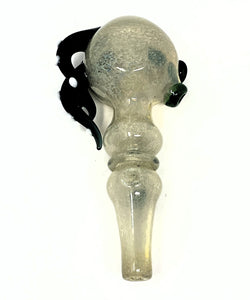 Collectible Unique Handmade Thick Glass 6" Hand pipe