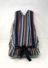 All Natural Pure Hemp Handmade Multi Pocket Large Laptop Backpack -Heart Design