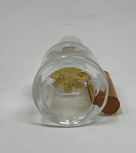 Beautiful Thick Glass 14mm Male Bowl with Amber Glass Screen built in