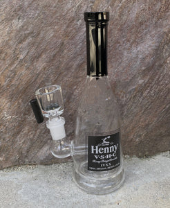 Collectible 7.5 Thick Glass Bong with Percolator Bottle Shaped