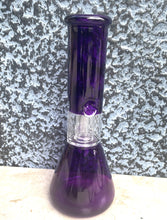 Beautiful Transparent Purple Thick Glass 8" Beaker