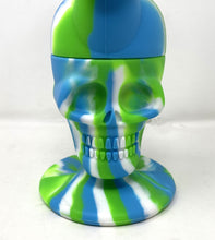 Thick Silicone Detachable Unbreakable 11" Skull Design Bong w/Claw Silicone Bowl