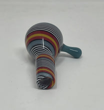 Beautiful Swirl colors 14mm Male Thick Glass Bowl