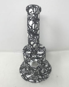 Unbreakable Thick Detachable Silicone Large Jug Rig Bong Ice catcher Skull Design