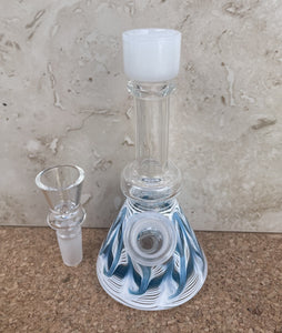 Best 5" Thick Glass Beaker Bong 14mm Male Bowl