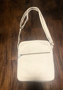 Hemp Purse - Adjustable Shoulder Strap with Multiple Zippered Pockets