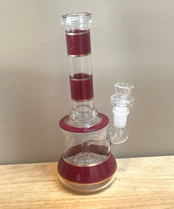 Elegant Thick Glass 8 3/4" Rig with shower perc