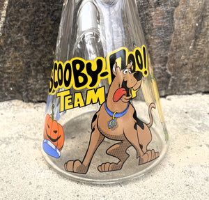 Collectible 14" Thick Heavy Glass Beaker Bong Scooby Doo Design 2 - Bowls