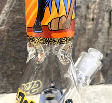 Collectible 14" Thick Heavy Glass Beaker Bong Scooby Doo Design 2 - Bowls