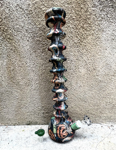 Thick Silicone detachable  Bong with Expandable Neck 2 - Bowls