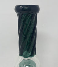 11" Straight Thick Glass Bong 8 Arm Perc twisted glass