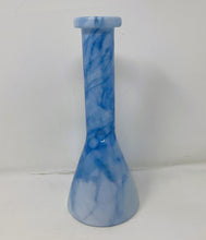 Light blue Marble Design 10" Thick Glass Bong