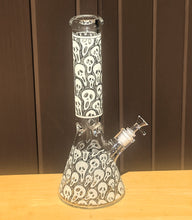 Best 14" Thick Glass Beaker Bong Glow in the Dark Skulls 14mm Bowl