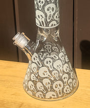 Best 14" Thick Glass Beaker Bong Glow in the Dark Skulls 14mm Bowl