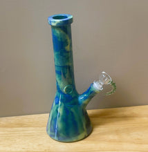 Beautiful Marble Design 10" Thick Glass Bong