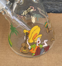 Collectible 14" Thick Heavy Glass Beaker Bong Scooby Doo Team-up Design