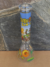 Collectible 14" Thick Heavy Glass Beaker Bong Scooby Doo Team-up Design