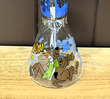Collectible 14" Thick Heavy Glass Beaker Bong Scooby Doo Team-up Design