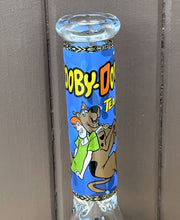 Collectible 14" Thick Heavy Glass Beaker Bong Scooby Doo Team-up Design