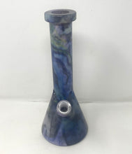 Beautiful Marble  Design Thick Glass 10" Beaker Bong