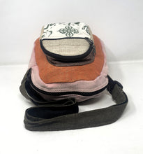 Multi Pocket Crossbody Bag Purse Made From Pure Hemp