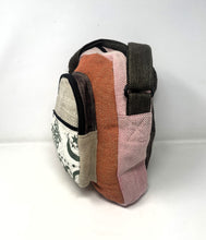 Multi Pocket Crossbody Bag Purse Made From Pure Hemp