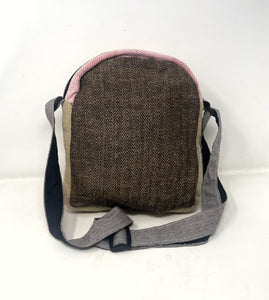 Multi Pocket Crossbody Bag Purse Made From Pure Hemp