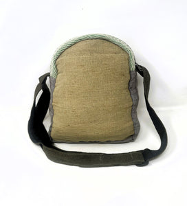 Multi Pocket Crossbody Bag Purse Made From Pure Hemp