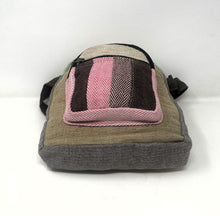 Multi Pocket Crossbody Bag Purse Made From Pure Hemp