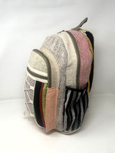 Unisex Large Pure Hemp Multi Pocket Backpack
