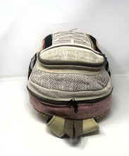 Unisex Large Pure Hemp Multi Pocket Backpack