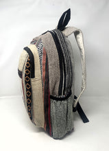 Unisex Large Pure Hemp Multi Pocket Backpack